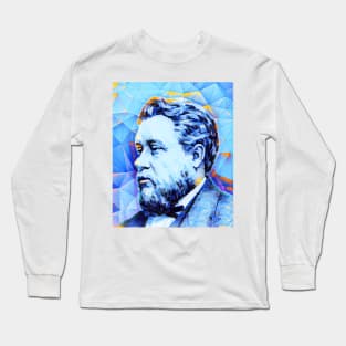 Charles Spurgeon Portrait | Charles Spurgeon Artwork | Charles Spurgeon Painting 14 Long Sleeve T-Shirt